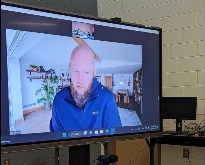 Brice Jager on Zoom