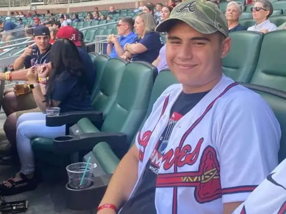 Jaret Rader at an Atlanta Braves Game