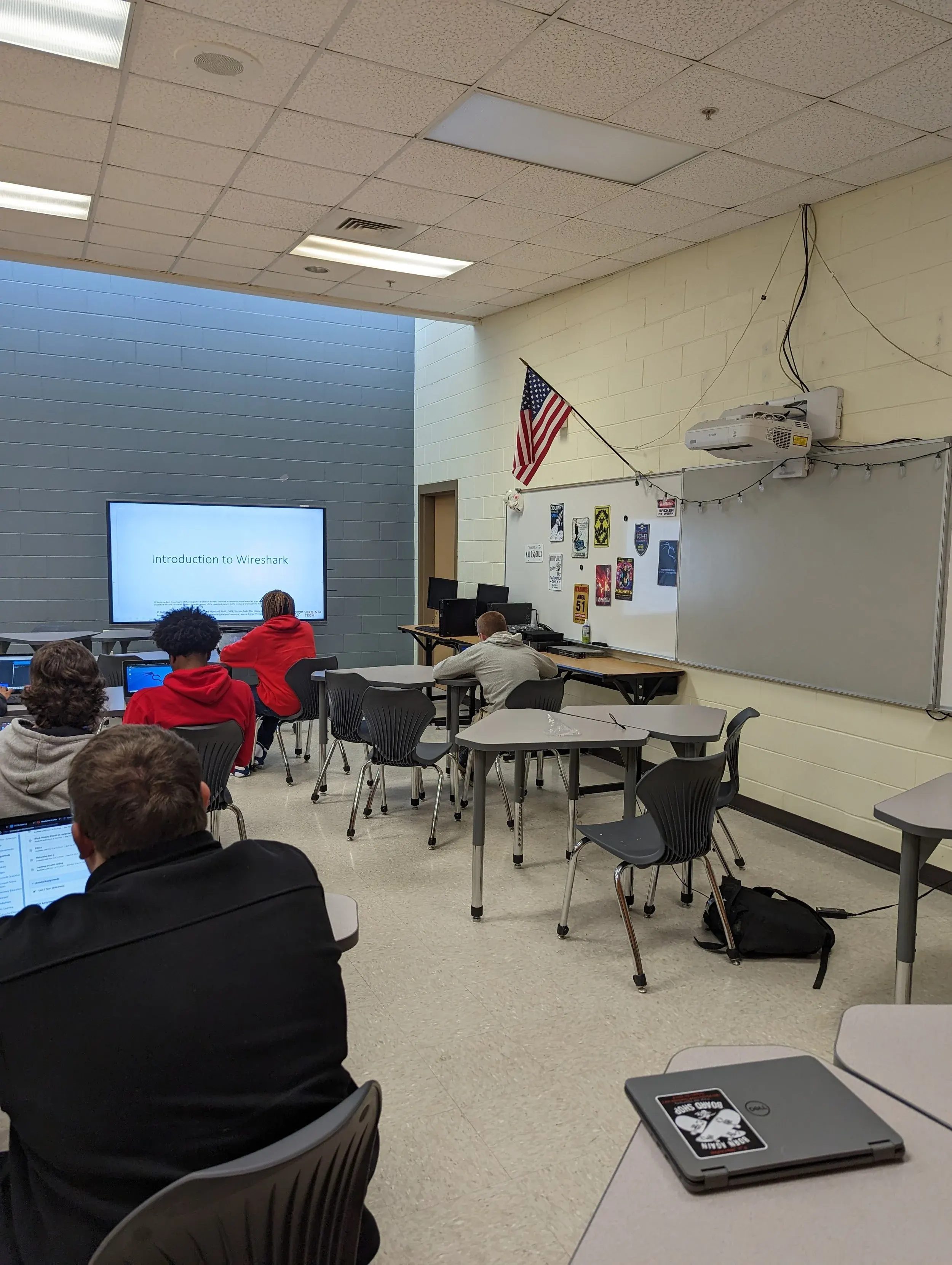 Ed Ozols' Cybersecurity class at Georgia’s Putnam County School District
