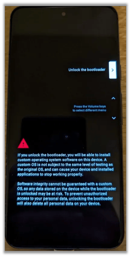 Warning that the Setting is Potentially Dangerous