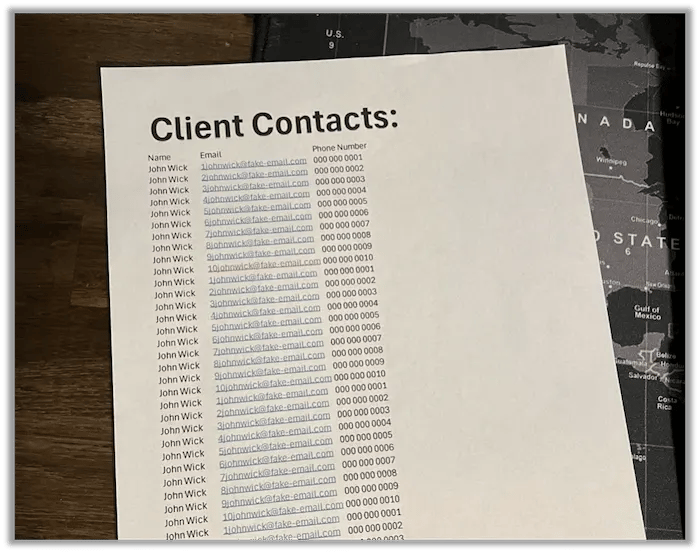 Finding sensitive data