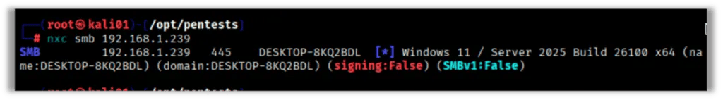 NXC SMB Protocol