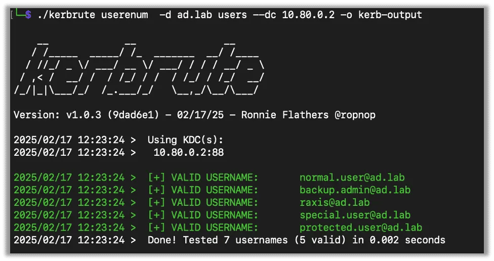 Using the -o flag to save output to a file