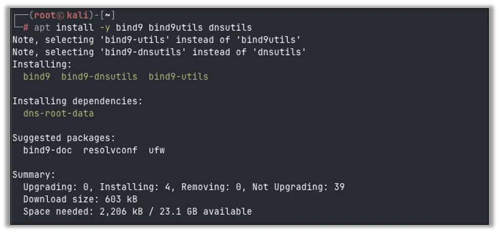 Install BIND9
