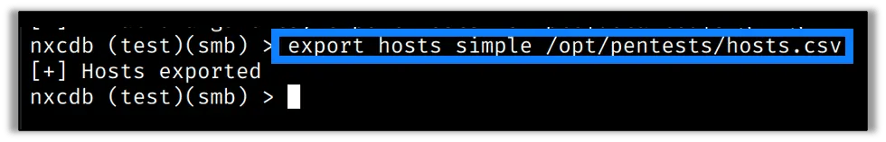 Host Export