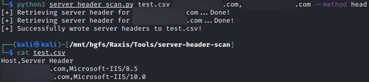 server-header-scan command line